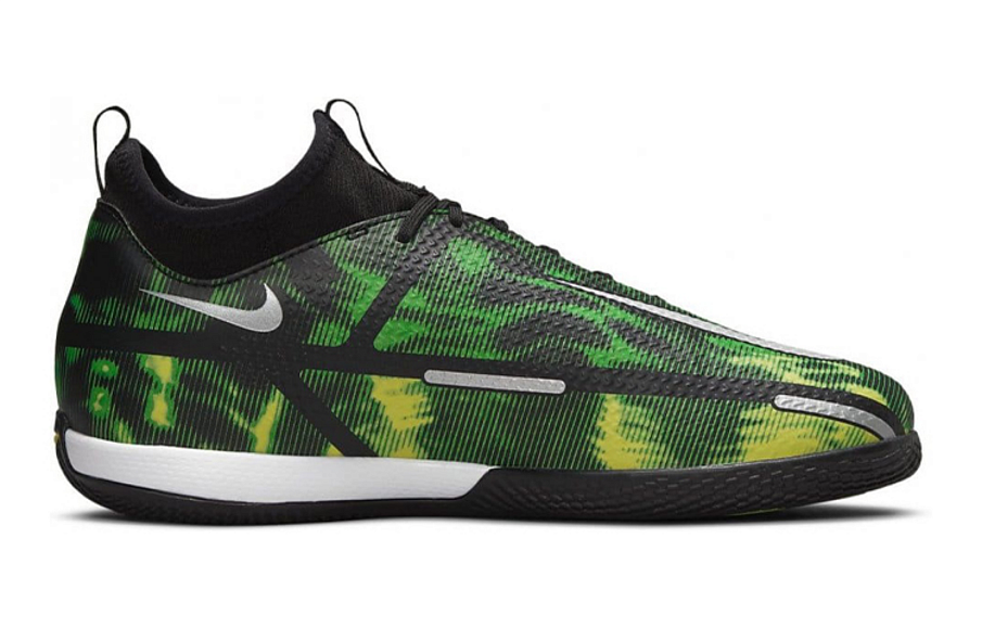Фото № 2 с приближением к товару «‎Nike Jr. Phantom GT2 Academy Dynamic Fit IC Soccer Shoes K BlackGreen»