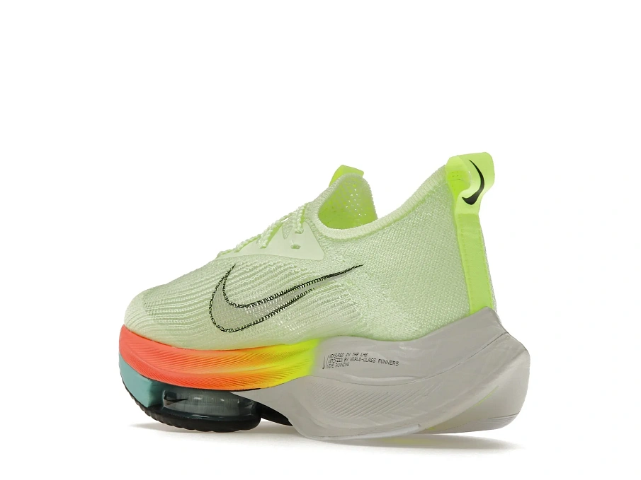 Фото № 6 с приближением к товару «‎Nike Air Zoom Alphafly Next% Barely Volt Orange »