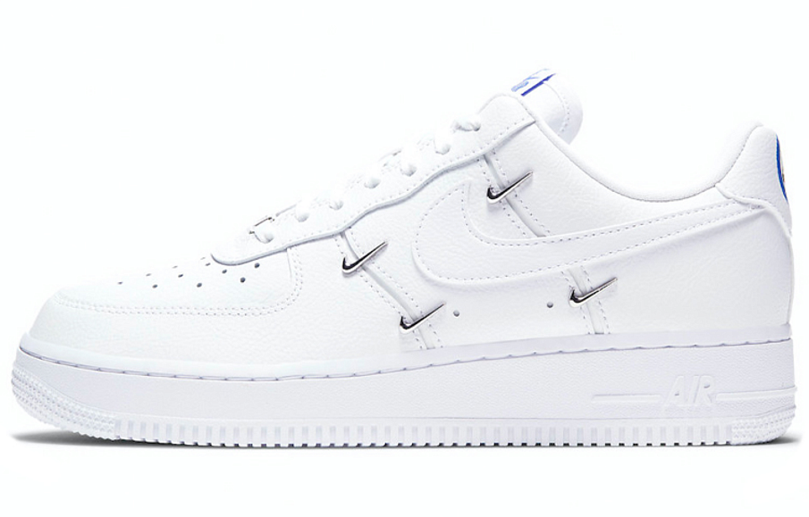 Фото № 1 с приближением к товару «‎Kim HyunANike Air Force 1 '07 LX "Chrome Luxe" Wmns WhiteBlue»