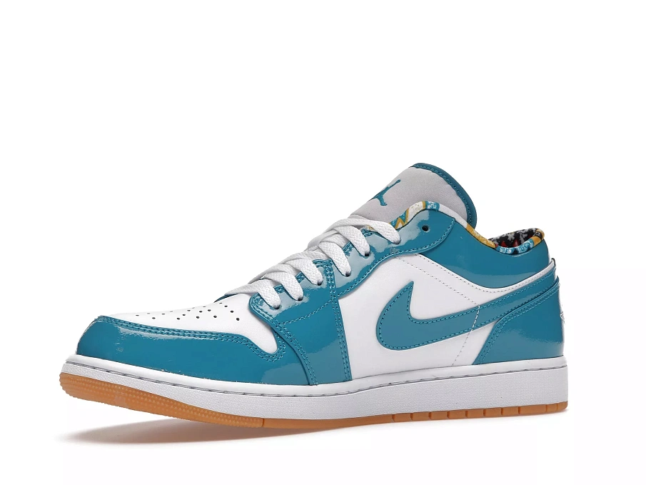 Фото № 6 с приближением к товару «‎Jordan 1 Low SE Barcelona Cyber Teal»