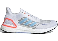 Фото № 1 с приближением к товару «‎adidas Ultra Boost Summer.Rdy White Glory Blue Solar Red»