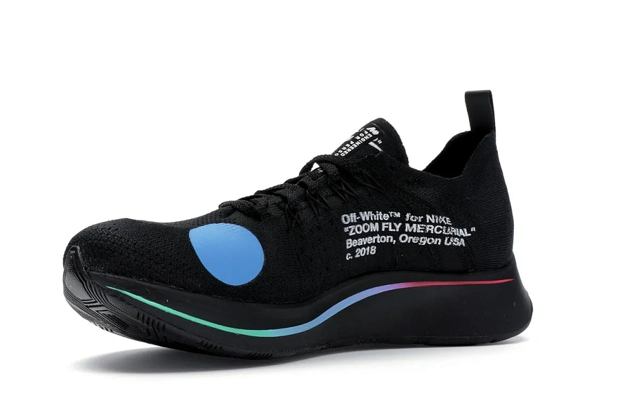 Фото № 4 с приближением к товару «‎Nike Zoom Fly Mercurial Off-White Black»