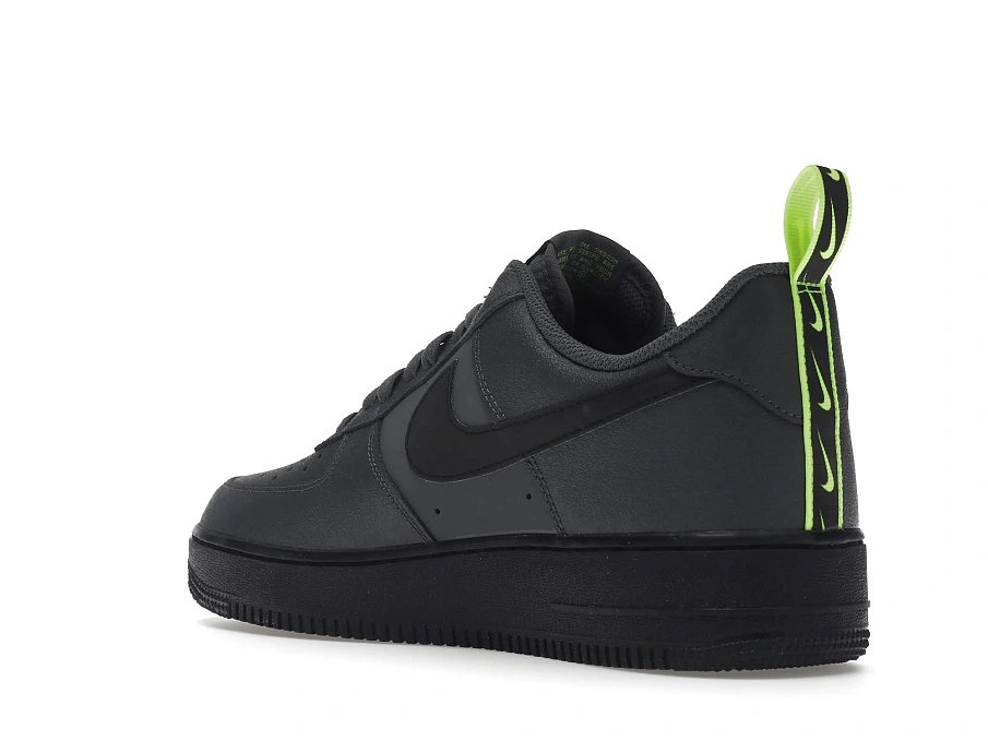 Фото № 6 с приближением к товару «‎Nike Air Force 1 Low 07 Iron Grey Volt Black»
