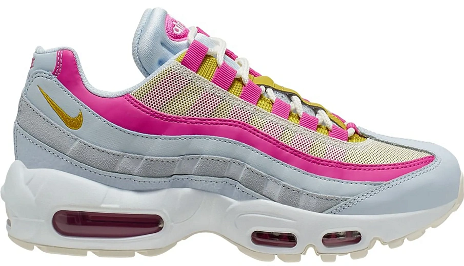 Фото № 1 с приближением к товару «‎Nike Air Max 95 Football Grey Saffron Quartz Fire Pink »
