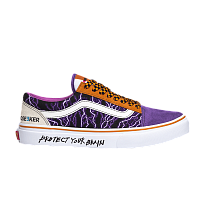 Фото № 1 с приближением к товару «‎Mindseekers x Vans Old Skool Purple Lightning»