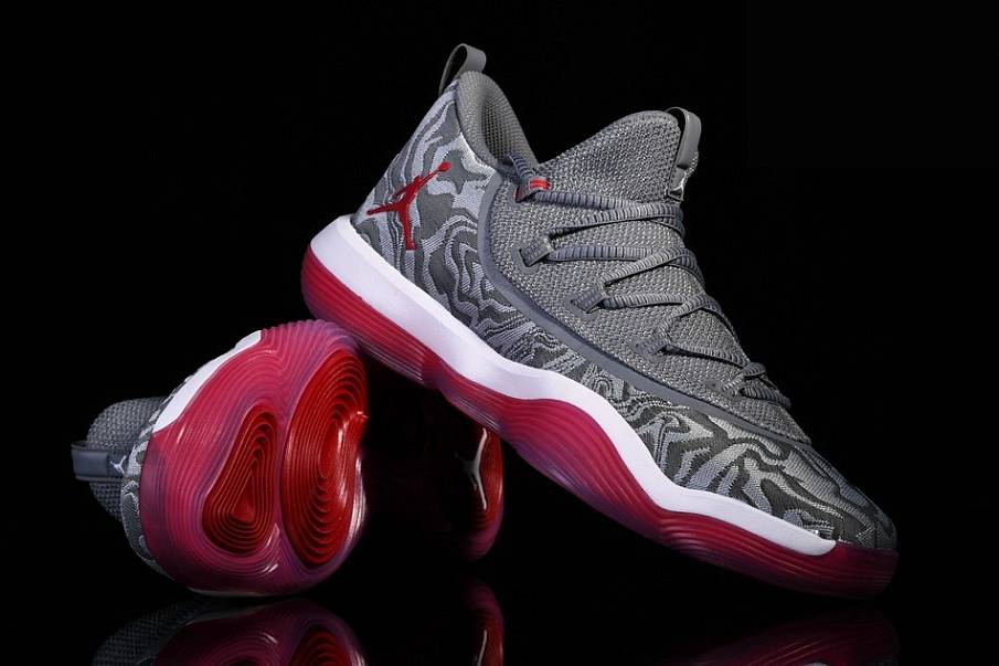 Фото № 4 с приближением к товару «‎Nike Air Jordan Super.fly 2017 Wolf »