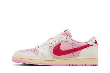 Travis Scott x Air Jordan 1 Retro Low OG Sail Tropical Pink - 4