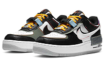 Фото № 3 с приближением к товару «‎Nike Air Force 1 "Shadow" BlackWhite»