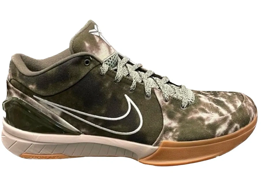 Фото № 1 с приближением к товару «‎Nike Kobe 4 Protro Undefeated Olive Tie Dye (Friends and Family)»