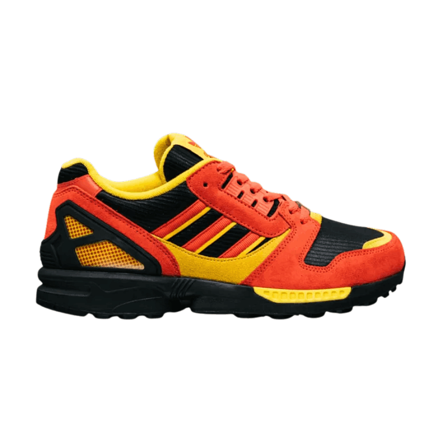 Фото № 1 с приближением к товару «‎Size? x adidas ZX 8000 Archive Proto Red Black Yellow (LA0975)»