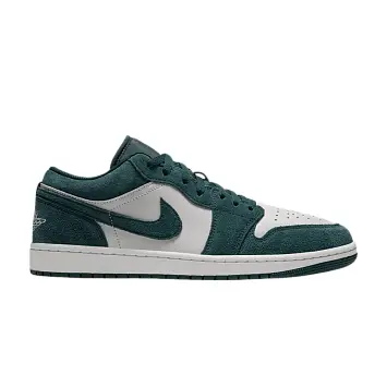 Air Jordan 1 Low Midnight Spruce Pale Ivory Light Orewood Brown - 1