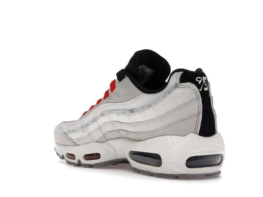 Фото № 6 с приближением к товару «‎Nike Air Max 95 Light Bone Habanero Red»