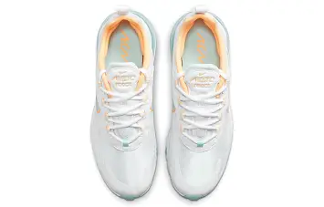 Nike Air Max 270 React For Women WhiteBlueYellow - 4
