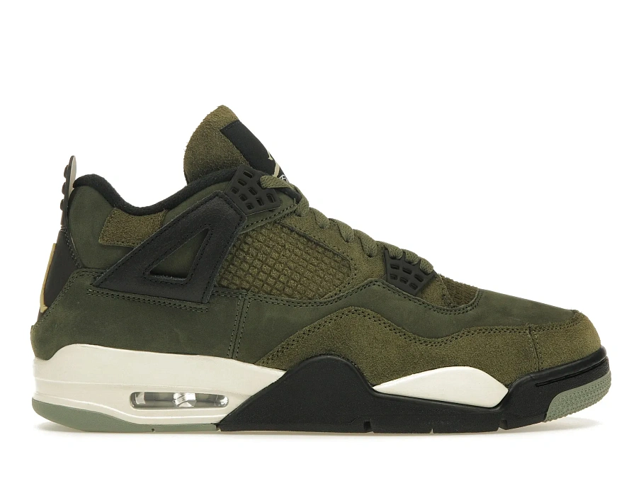 Фото № 1 с приближением к товару «‎Jordan 4 Retro SE Craft Medium Olive»