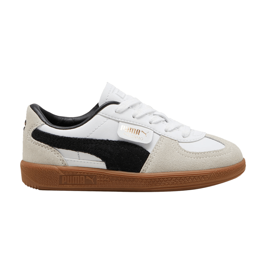 Фото № 1 с приближением к товару «‎Puma Palermo Leather Little Kid White Black Gum»