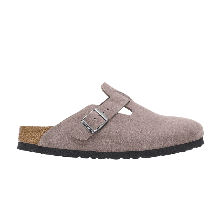 Фото № 1 с приближением к товару «‎Birkenstock Boston Soft Footbed Narow Faded Purple (1028770)»