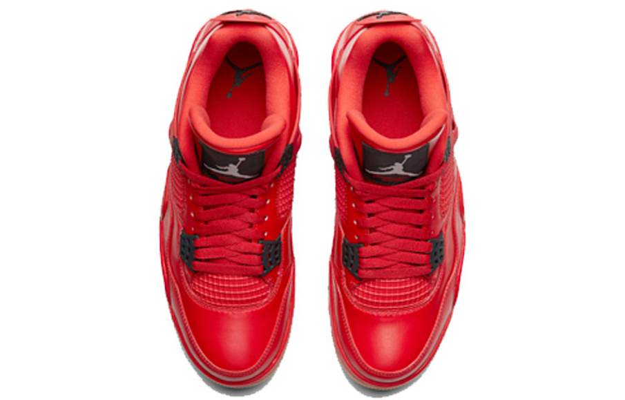 Фото № 4 с приближением к товару «‎Nike Air Jordan 4 Retro Basketball Shoes Fire Red»