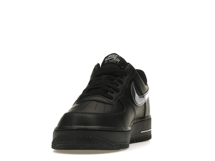 Фото № 2 с приближением к товару «‎Nike Air Force 1 07 Low Black Blue Lightning»