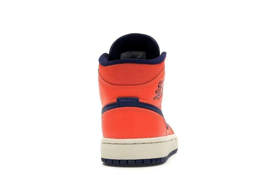 Фото № 4 с приближением к товару «‎Jordan 1 Mid Turf Orange Blue Void »