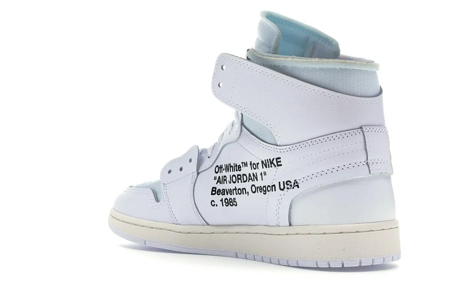 Фото № 6 с приближением к товару «‎Jordan 1 Retro High Off-White White»