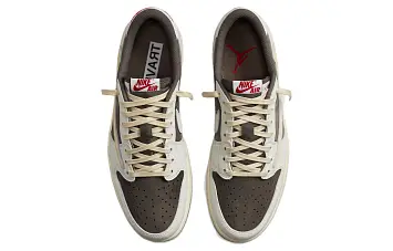 Travis Scott x Air Jordan 1 Low OG General Vintage basketball shoes Reverse Mocha - 6
