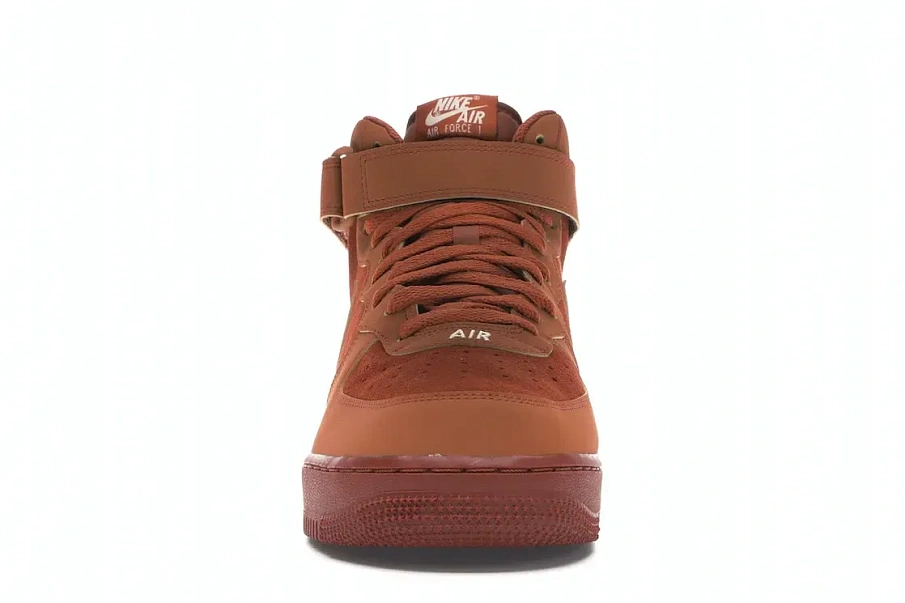 Фото № 2 с приближением к товару «‎Nike Air Force 1 Mid Dark Russet Guava Ice»