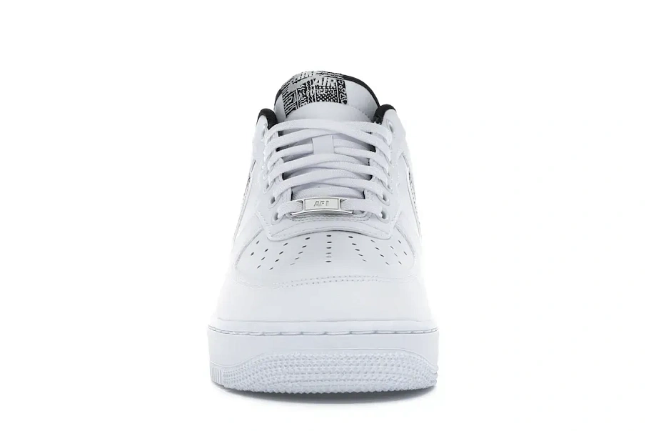 Фото № 2 с приближением к товару «‎Nike Air Force 1 Low '07 White Metallic Silver»