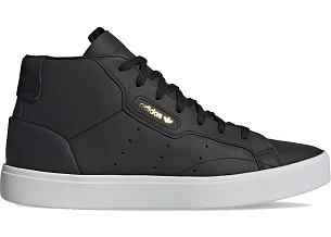 adidas Sleek Mid Core Black Crystal White 