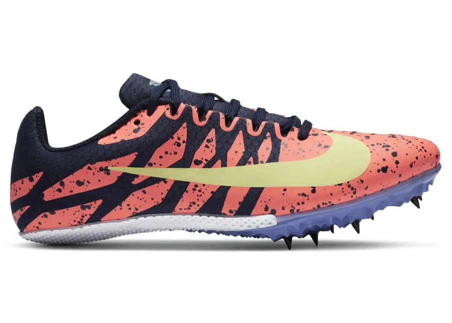 Фото № 1 с приближением к товару «‎Nike Zoom Rival S 9 Paint Splatter Bright Mango Zitron »