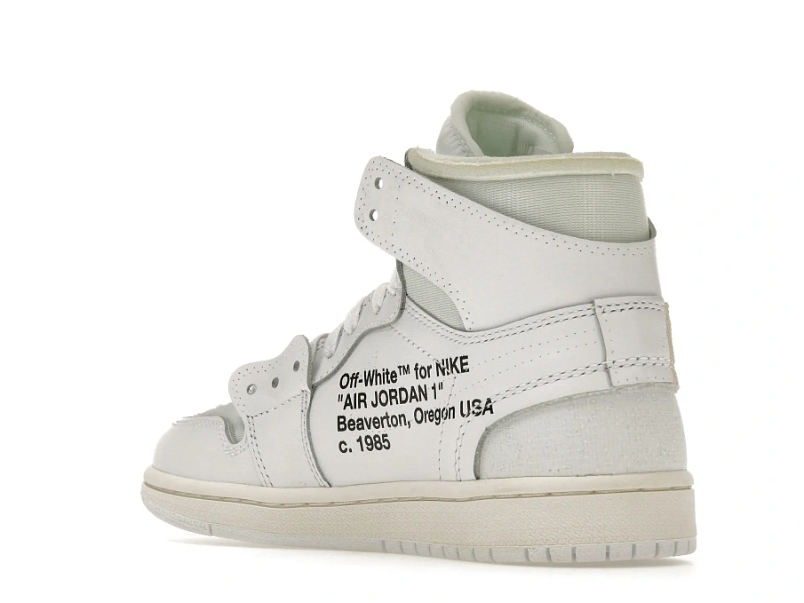 Фото № 6 с приближением к товару «‎Jordan 1 Retro High Off-White White »