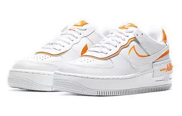 Nike Air Force 1 Shadow White Total Orange (W) - 3