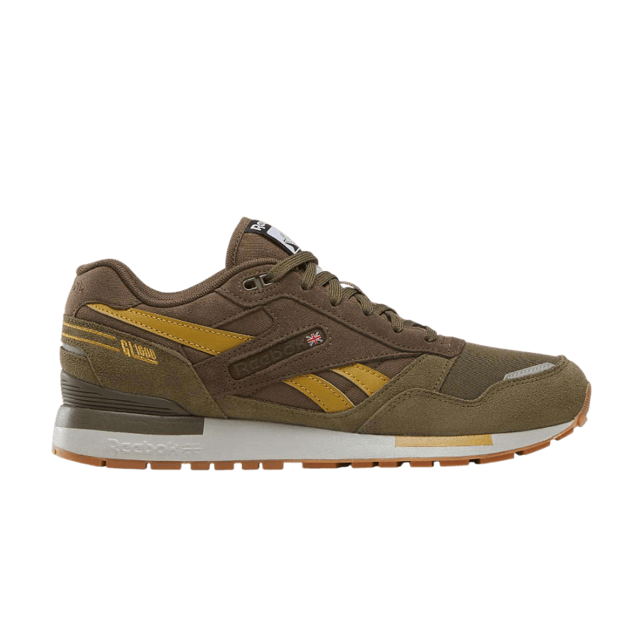 Фото № 1 с приближением к товару «‎Reebok Gl1600 Khaki Brown Chocolate Trophy Gold (100277242)»
