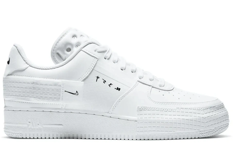Фото № 1 с приближением к товару «‎Nike Air Force 1 Low Type 2 Triple White»