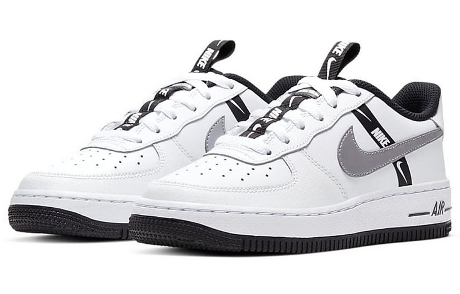 Фото № 3 с приближением к товару «‎Nike Air Force 1 Lv8(Gs) BlackWhite Gray»