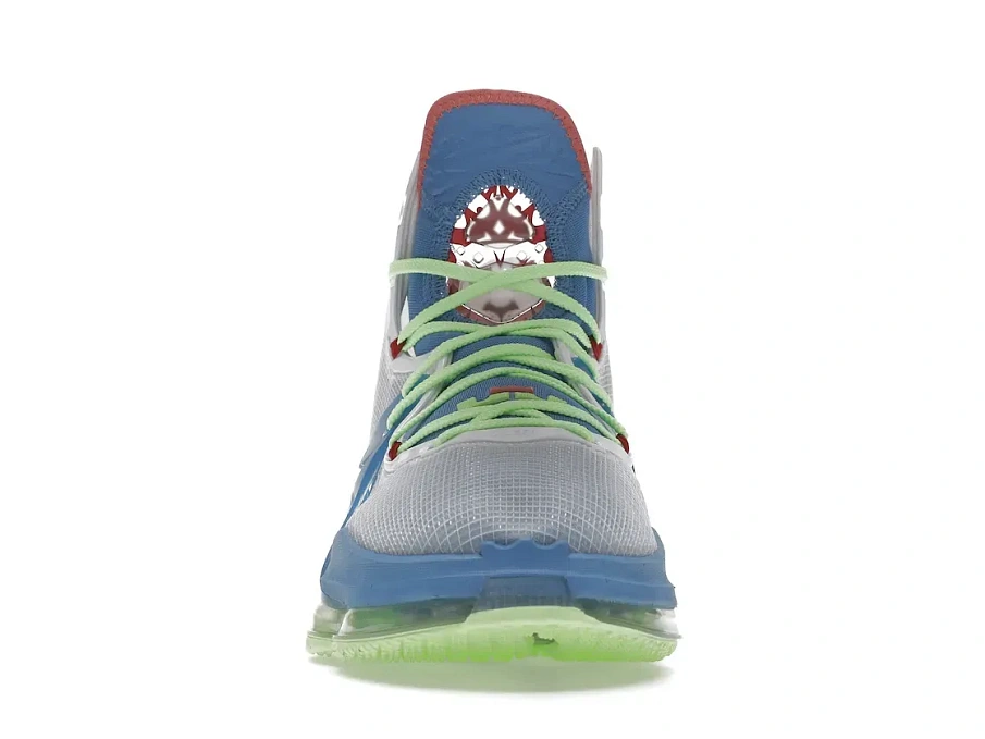 Фото № 2 с приближением к товару «‎Nike LeBron 19 Dutch Blue Lime Glow»