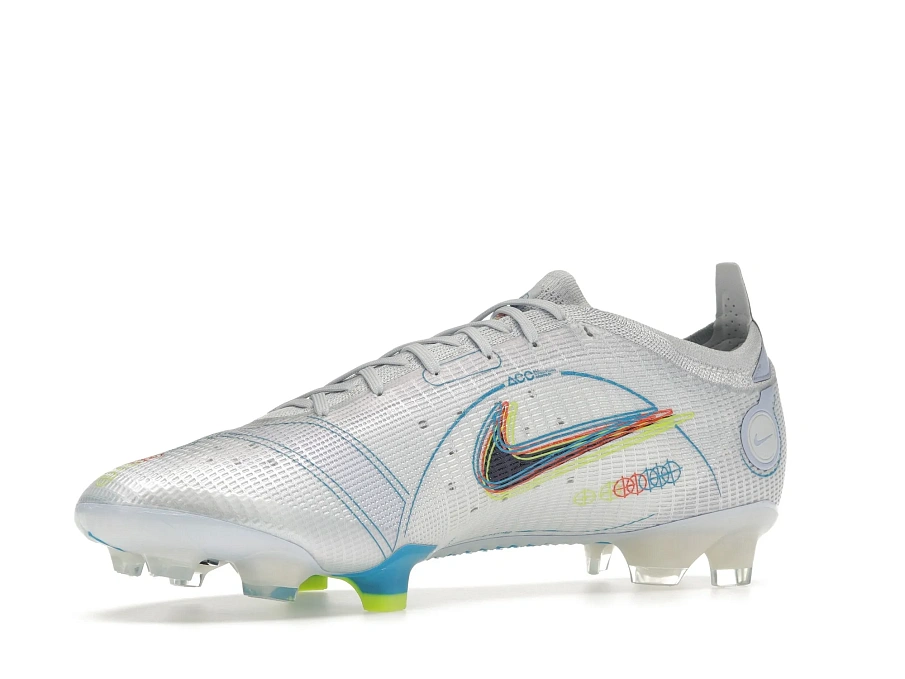 Фото № 4 с приближением к товару «‎Nike Vapor 14 Elite FG Football Grey Light Marine»