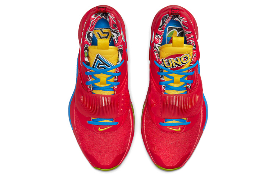 Фото № 4 с приближением к товару «‎UNO x Nike Zoom Freak 3 NRG EP Basketball Shoes Red»