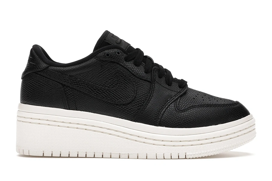 Фото № 1 с приближением к товару «‎Jordan 1 Retro Low Lifted Black Phantom »