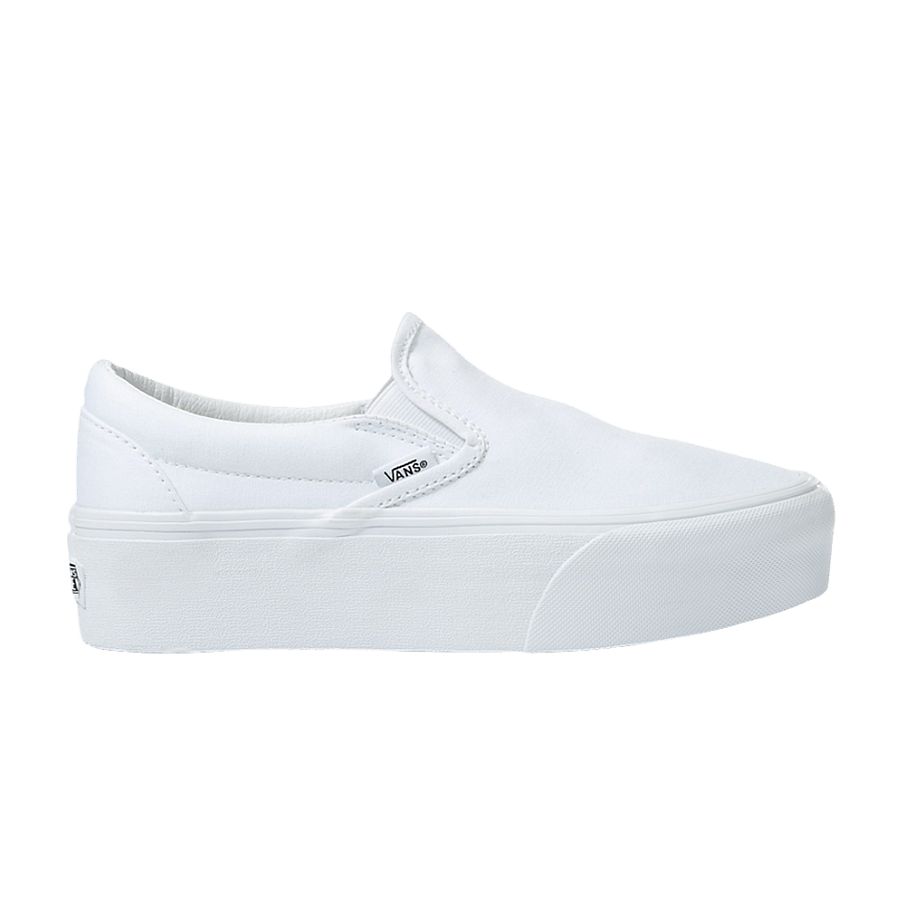Фото № 1 с приближением к товару «‎Vans Classic Slip-On Stackform White»