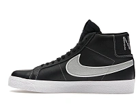 Фото № 5 с приближением к товару «‎Nike SB Zoom Blazer Mid Mason Silva Dark Obsidian Metallic Silver»