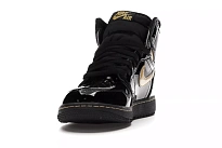 Фото № 2 с приближением к товару «‎Jordan 1 Retro High Black Metallic Gold (2020) »