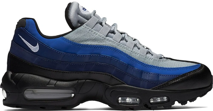 Фото № 1 с приближением к товару «‎Nike Air Max 95 Black Binary Blue»