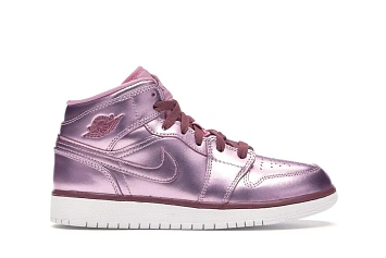 Jordan 1 Mid Pink Rise (AV5174-640) - 1