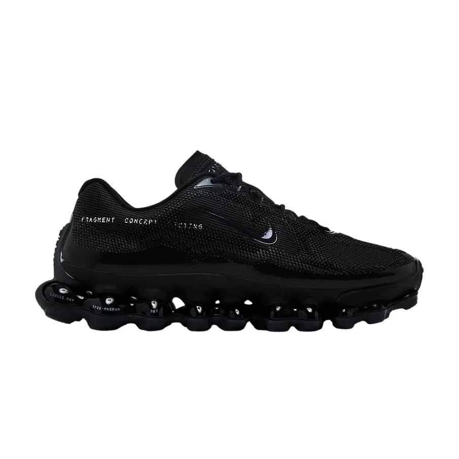 Фото № 1 с приближением к товару «‎Fragment Design x Nike Air Liquid Max Black Anthracite (IQ8601-001)»