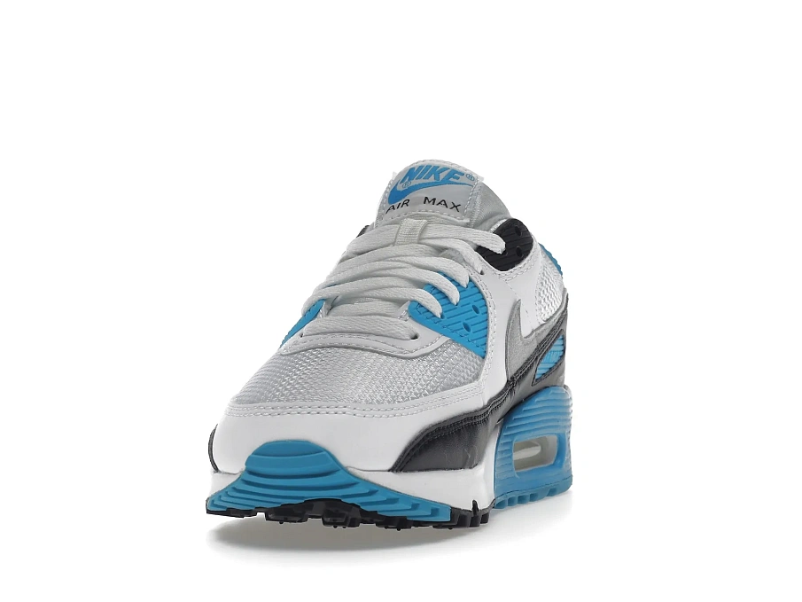 Фото № 2 с приближением к товару «‎Nike Air Max 90 Laser Blue (2020)»