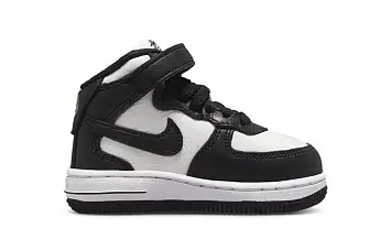 Stussy Nike TD Air Force 1 Mid "Black and Light Bone" - 2