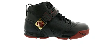 Nike LeBron 5 Black Crimson Metallic Gold - 1