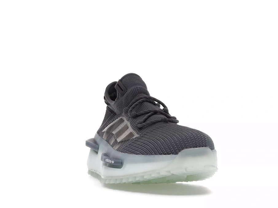 Фото № 6 с приближением к товару «‎adidas NMD S1 Grey Green Glow»