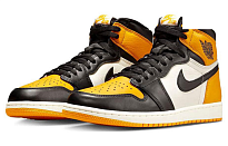 Фото № 3 с приближением к товару «‎Nike Air Jordan 1 Retro High OG Vintage basketball shoes Taxi»