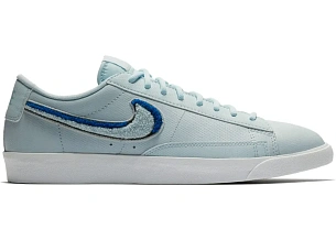 Nike Blazer Low 3D Chenille Swoosh Blue Tint